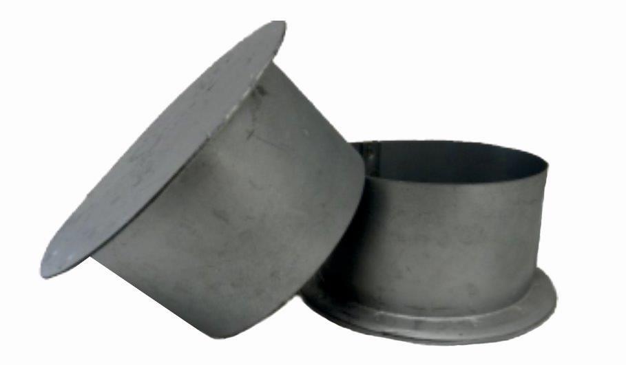  Enddeckel 823 – flacher Abschlussdeckel aus Blech