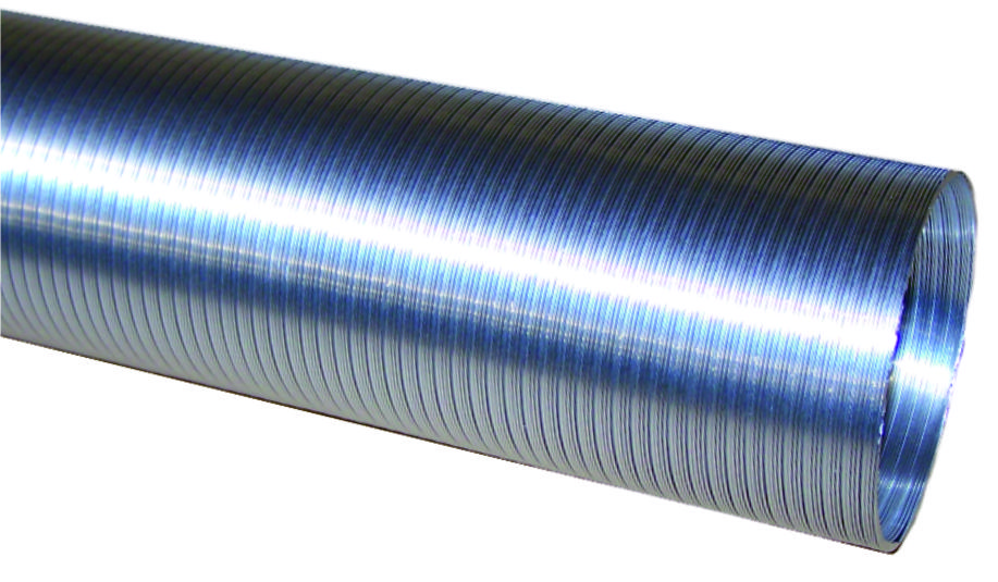  Flexibler Aluminium-Kabelschutzschlauch silberfarben
