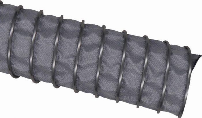 Schwarzer Handschuh mit atmungsaktiver Textiloberfläche und rutschfester Handfläche