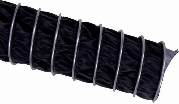 Schwarzer Arbeitshandschuh mit robustem Material und rutschfester Beschichtung